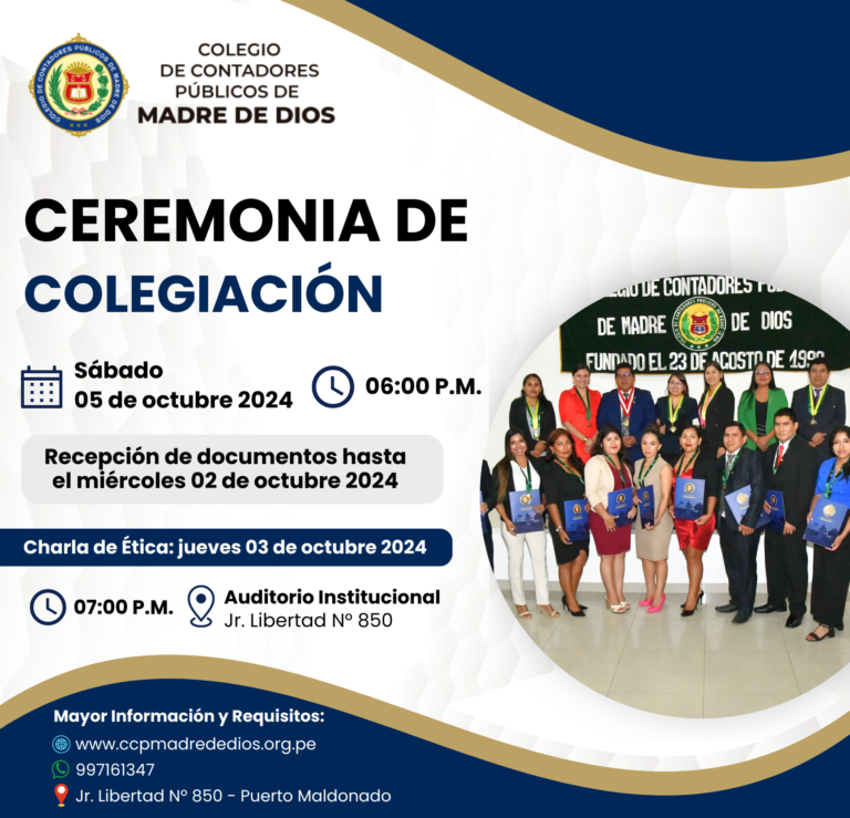 Ceremonia de Colegiación